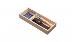 Plumier Opinel avec couteau effilé olivier 12 cm et étui