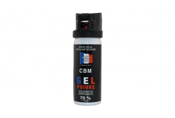 Gel poivre anti agression CBM 70% - 50 ml