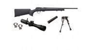 Pack Carabine 22lr CZ 457 Synthétique + Lunette + Bipied + Silencieux
