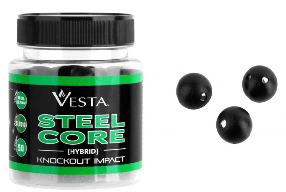 Bille Vesta steel core knockout impact calibre 50