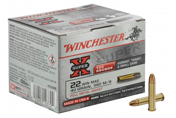 Munition 22 Magnum Winchester Super X FMJ