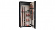 Coffre Intérieur Infac Classic pour 11 armes avec lunette + 3 dans la porte - Étagères amovibles