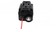 Lampe a led 350 lumens + Stroboscope et Viseur Laser Vert Hyper Access Socom -