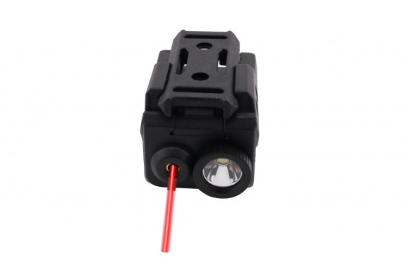 Lampe a led 350 lumens + Stroboscope et Viseur Laser Vert Hyper Access Socom -