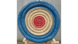 Cible en paille diamètre 65 x 6 cm pour archerie