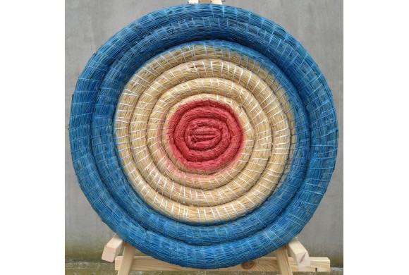 Cible en paille diamètre 65 x 6 cm pour archerie
