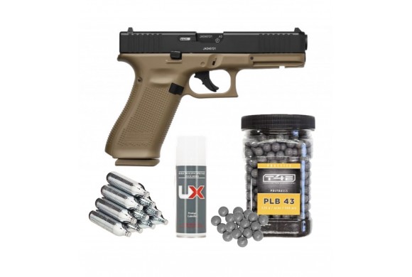 Glock 17 Gen 5 T4E - Pistolet Balle Caoutchouc