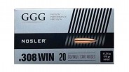Munitions 308 Win GGG Nosler HPBT