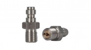 Adaptateur QR Mâle avec Clapet anti-retour - Filetage M10