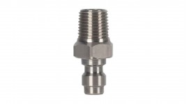 Adaptateur QR Mâle avec Clapet anti-retour - Filetage 1/8 NPT