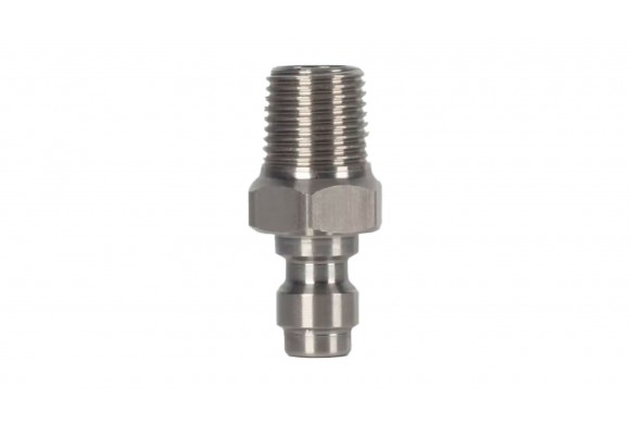 Adaptateur QR Mâle avec Clapet anti-retour - Filetage 1/8 NPT