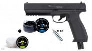 Pack Vesta PDW50 12 joules - pistolet à balle caoutchouc