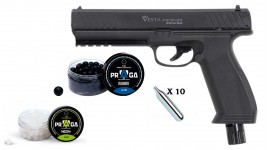 Pack Vesta PDW50 12 joules - pistolet à balle caoutchouc