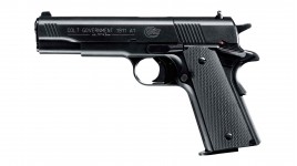 Pistolet CO2 à plombs 4.5 mm Colt Government 1911 A1 noir 