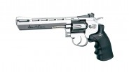 Revolver Dan Wesson chromé 6 pouces - billes acier 4.5 mm