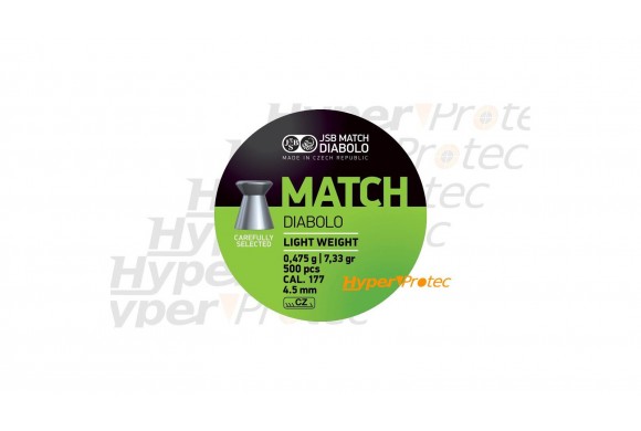 Plombs JSB Match Diabolo Light Weight - 4.51 mm