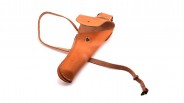 Holster en cuir marron de la cavalerie US pour droitier