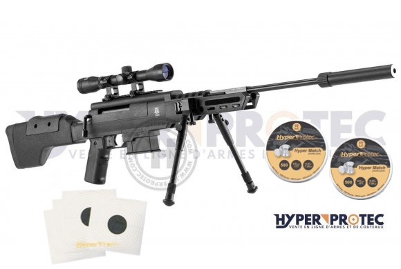Pack Carabine à plombs BO black Ops 20 joules
