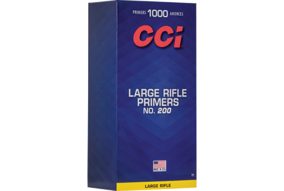 Boite de 1000 amorces Large Rifle CCI de rechargement de cartouches 