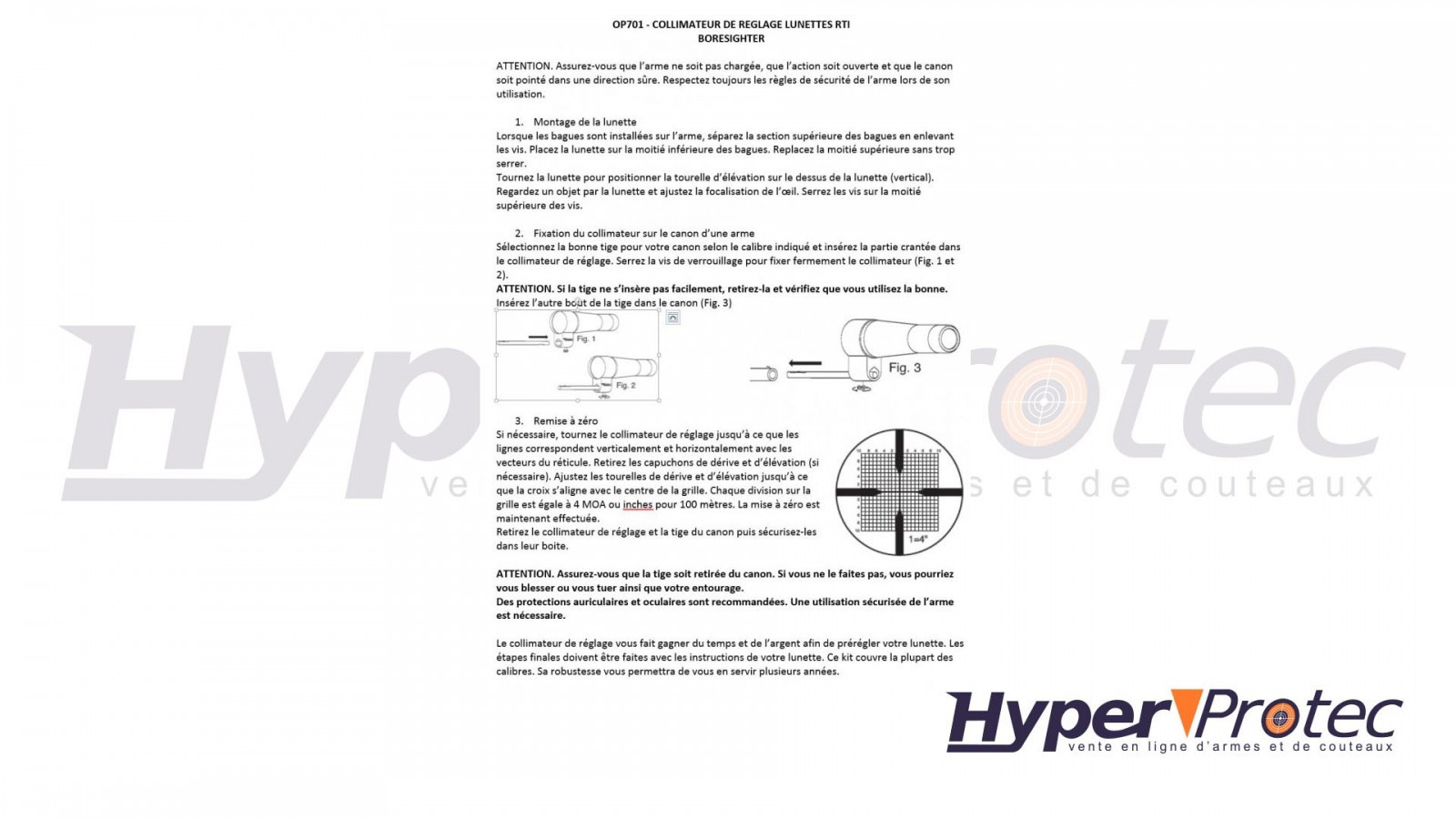 Collimateur De Réglage Laser RTI Pour Carabine + Adaptateurs