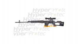 Dragunov SVD spring sniper avec lunette 4x32 et billes