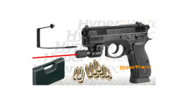 Pack complet CZ 75D compact métal blowback avec laser mallette