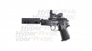CP88 Tactical + silencieux + point rouge - Pistolet à plombs