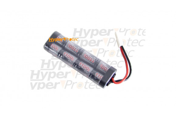 Batterie 1100 mAh 9.6V pour airsoft électrique - type mini