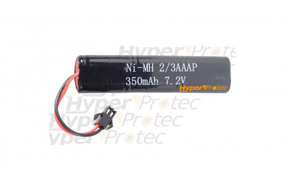 Batterie 350 mAh 7.2V pour airsoft électrique type spécial