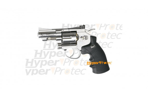 Revolver Dan Wesson chromé 2.5 pouces billes acier 4.5 mm