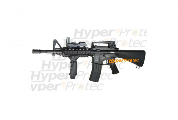 Colt M4A1 RIS crosse pleine électrique +poignée +viseur 302 fps