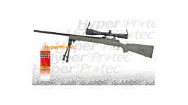 Sniper SA1 Green GBB avec lunette bipied gaz bbs - 591 fps