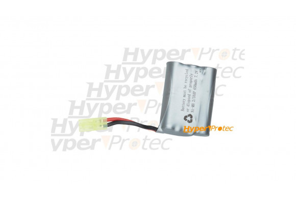 Batterie 650 mAh 7.2V pour airsoft électrique type mini