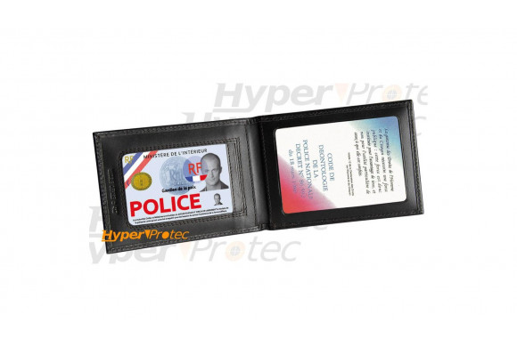 Porte carte Horizontal pour carte Professionnelle Police