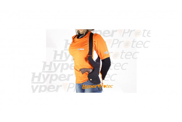 Holster vertical pour 2 épaules pour droitier - Noir