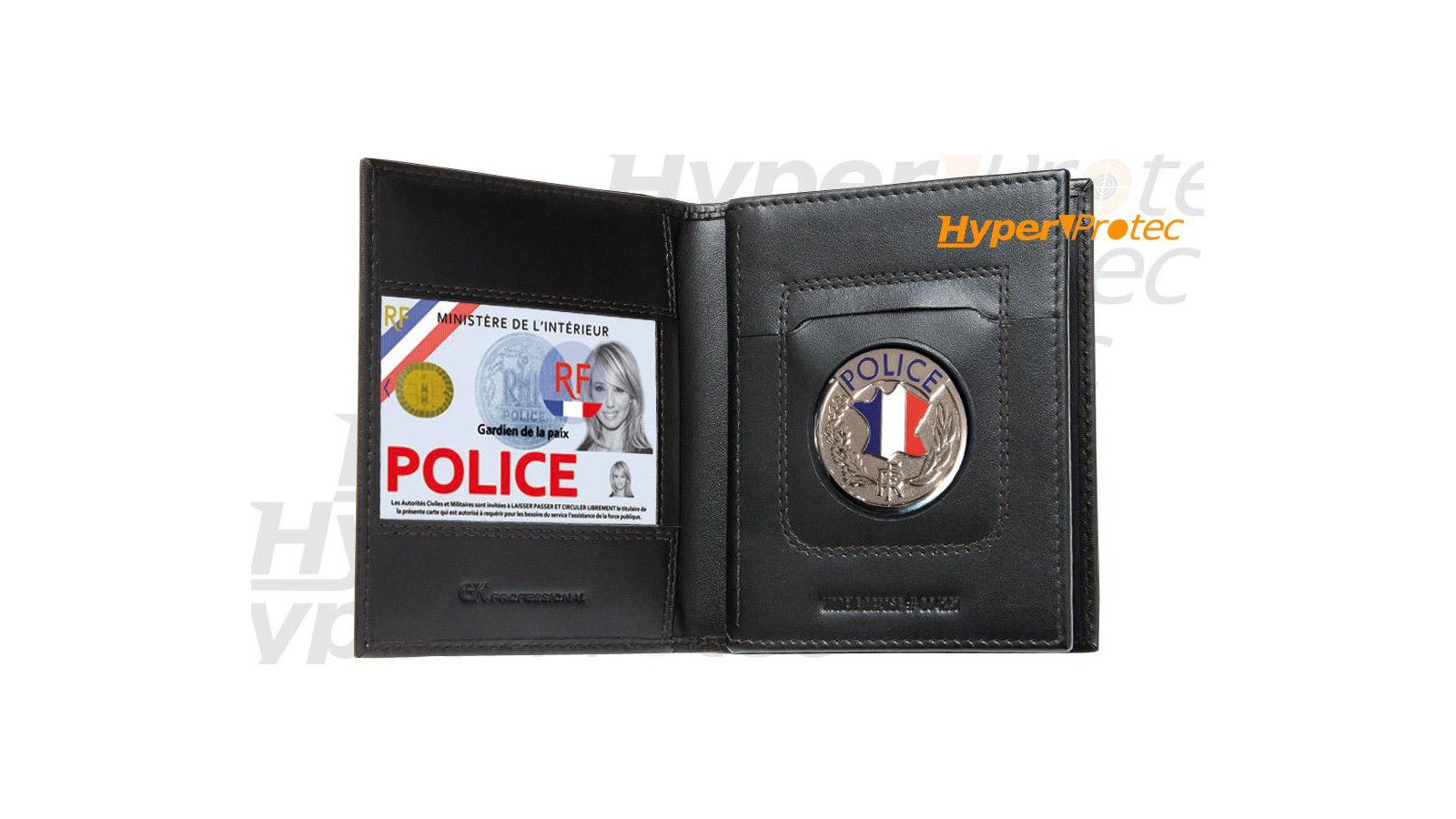 Porte feuille GK pour les policiers gk pro noir