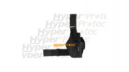 Holster de cuisse pour droitier simple - Noir