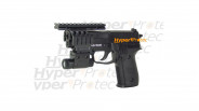 Pistolet airsoft Sig Sauer P228 avec lampe et rails