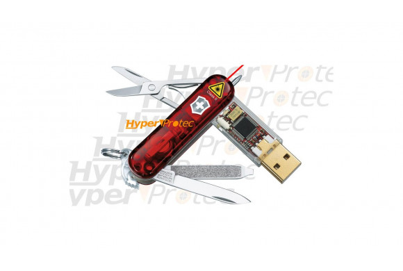 Couteau Suisse Victorinox avec clef USB Flash 4 Go et laser
