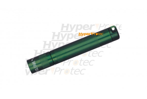 Maglite Solitaire verte avec 1 pile AAA et dragonne