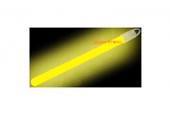 Bâton lumineux jaune 1x15 cm 8 heures