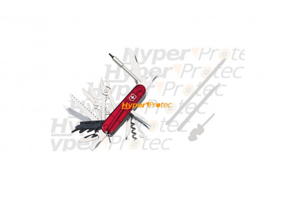 Couteau Suisse Victorinox - Cyber tool 41 outils rouge transpant