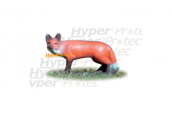 Renard en mousse dense cible 3D