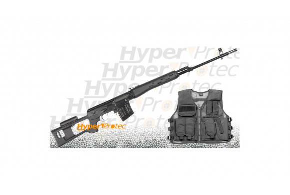 Pack Sniper Dragunov Spring Ultra Grade + accessoires - 571 fps