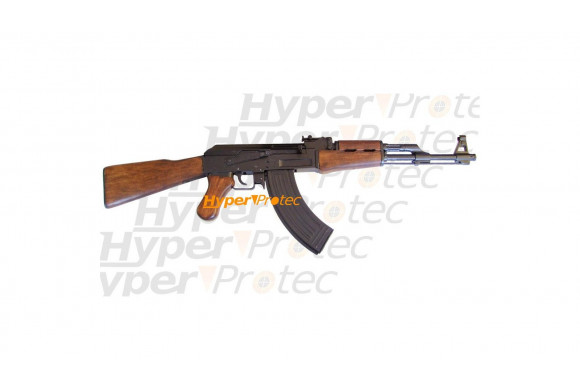 Fusil d'assaut Kalashnikov AK 47 de décoration ou collection en bois et métal