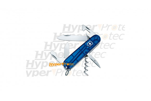 Couteau Suisse Victorinox - Spartan bleu translucide 12 outils