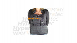 Gilet tactical Noir Swiss Arms Système Molle