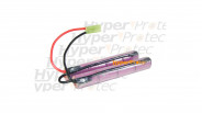 Batterie airsoft 9.6V 1400 mAh 2x4 éléments type mini