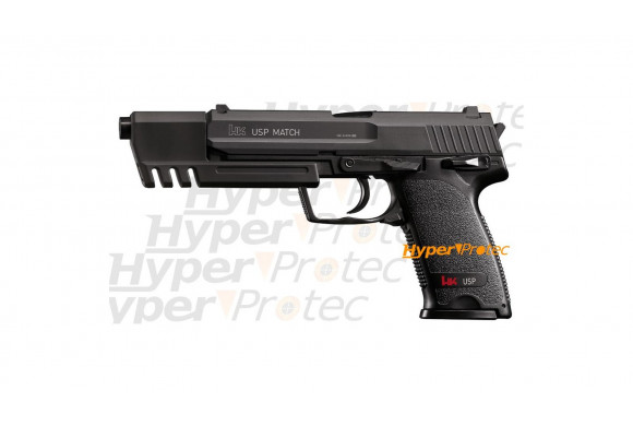 HK USP Match réplique airsoft Gaz - culasse mobile 6 mm