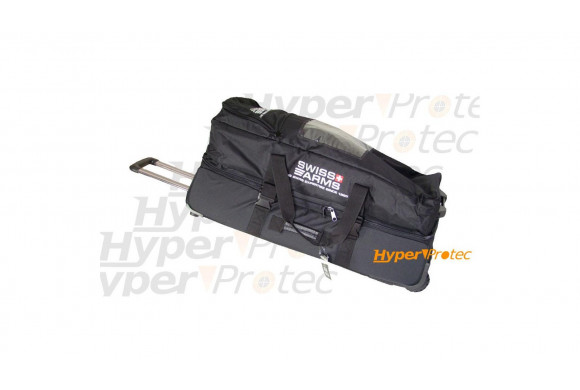 Valise pour faire de l airsoft trolley avec roulettes Swiss Arms